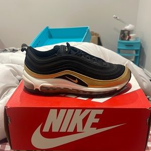 black metallic gold nike air max 97 (GS)